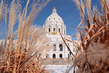 Minnesota State Capitol, February 2021