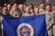 Governor Pawlenty and Lt. Gen. Steven H. Blum, Chief, National Guard Bureau (center right), visit wi...