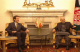 Governor Pawlenty meets with Afghanistan President Hamid Kharzi. There are approximately 160 Minneso...