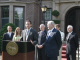 Governor Pawlenty and Canadian Ambassador Michael Wilson speak to reporters following their meeting ...