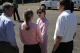 Governor Pawlenty, First Lady Laura Bush, Minneapolis Mayor RT Rybak (left)and Minnesota First Lady ...