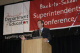 Governor Pawlenty speaks at the 2007 Minnesota Superintendents Conference. In his speech, Governor P...