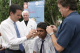In New Delhi, India, Governor Tim Pawlenty participated at the Starkey Hearing Foundation's 