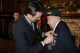 Governor Pawlenty presents the Bronze Medal to World War II veteran Harold Johnson -- December 18...