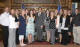 Governor Pawlenty congratulates the Concordia University Women's Volleyball team who captured the 20...