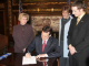 Governor Pawlenty signs the Blood Donation Minimum Age Requirement Reduction Bill.  Governor Pawlent...