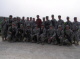 Governor Tim Pawlenty poses with soldiers from the Minnesota Army National Guard's 2-135 Infantry Re...