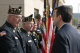 Governor Pawlenty speaks with veterans during the kick off ceremony celebrating 