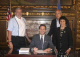 Governor Pawlenty performs a ceremonial bill signing of HF 1812 and meets with White Earth Chairwoma...