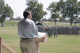 Governor Pawlenty speaks at the Departure Ceremony for the 34th Combat
Aviation Brigade at Fort Sill...