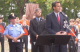 Governor Pawlenty speaks at the memorial dedication of the 9-11 Unity Monument 