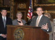 Governor Tim Pawlenty announces a bipartisan proposal that will require Minnesota school districts a...