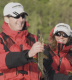 Governor Tim Pawlenty and First Lady Mary Pawlenty caught their first fish today with their guide, D...