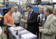 Governor Pawlenty visits and tours Minnesota Rubber & Plastics, a molder of high performance elastom...