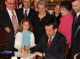 Governor Pawlenty signs House File 2695, which contains tax provisions including the 