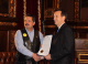 Governor Pawlenty presents Mack Backlund, special advisor to the Governor from the Minnesota Motorcy...