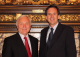 Governor Pawlenty visits with the Austrian Ambassador to the United States, Ambassador Dr. Christian...