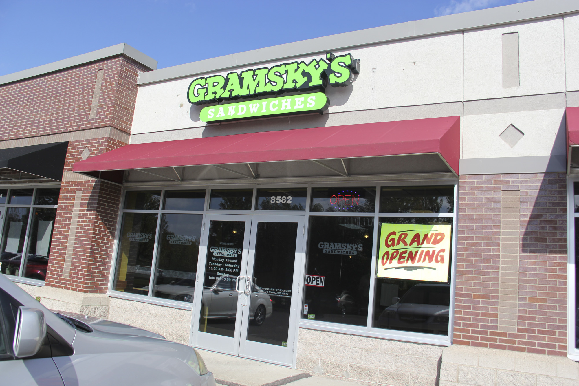 Gramsky's Sandwiches front entrance