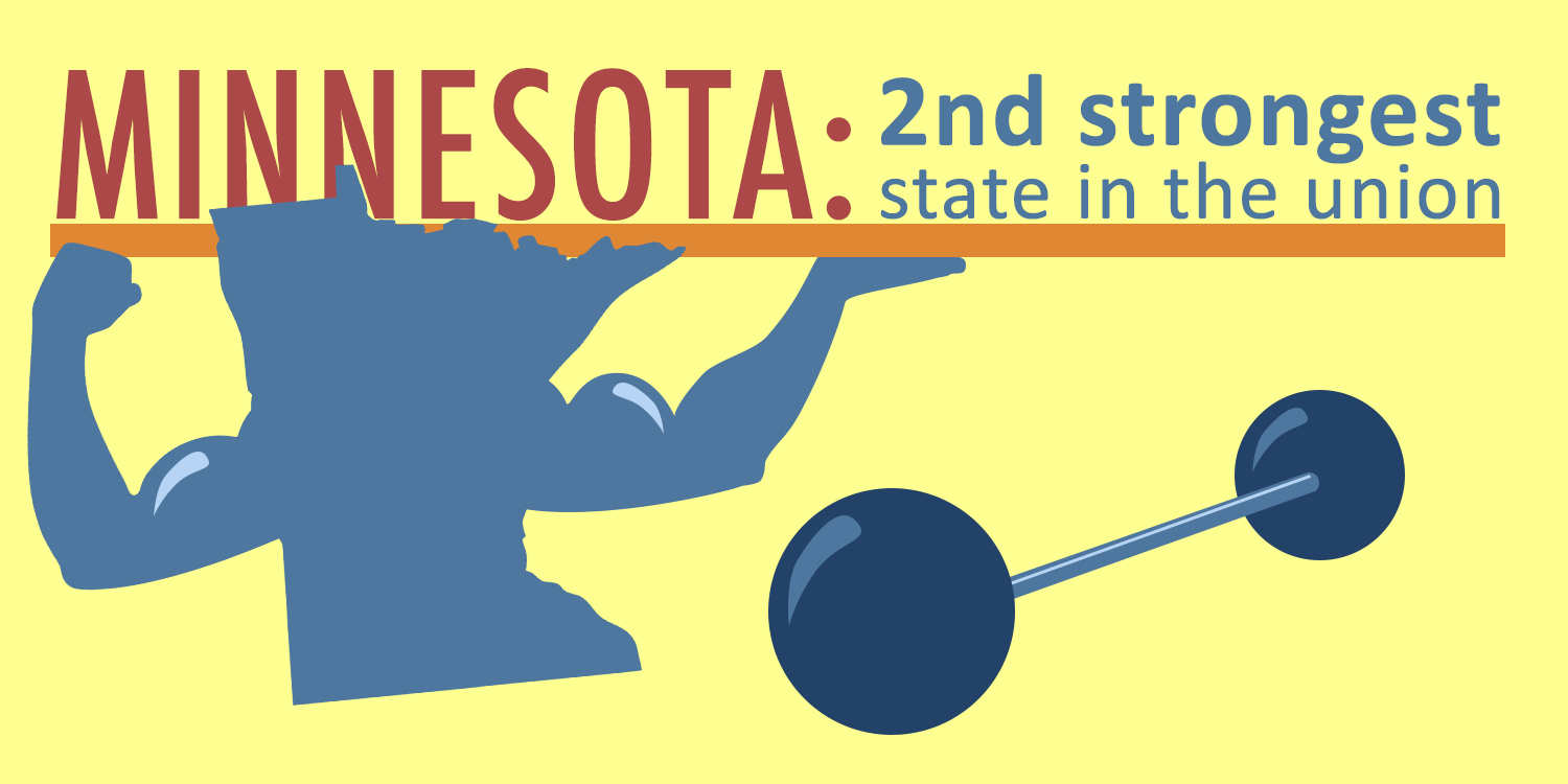 Minnesota: 2nd strongest state in the union